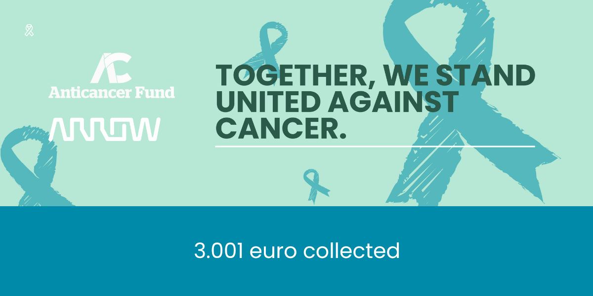 Arrow fundraising for Anticancer Fund