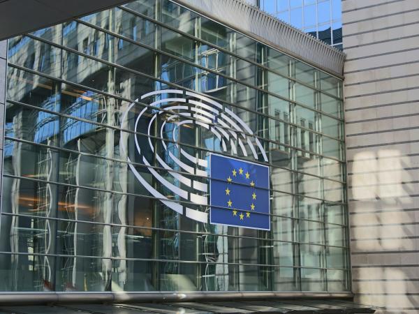 Paul-Henri Spaak building European Parliament in Brussels